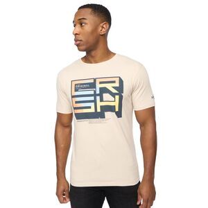 Crosshatch Mens Boxvibe T-Shirt / Light Stone